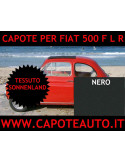 Capote Fiat 500 FLR Tessuto Sonnenland Nero
