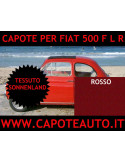 Capote Fiat 500 FLR tessuto Sonnenland Bordeaux