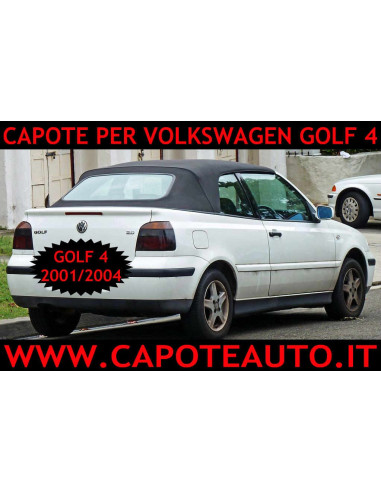 Couvre-capote en Vinyle Volkswagen Golf 4 cabriolet