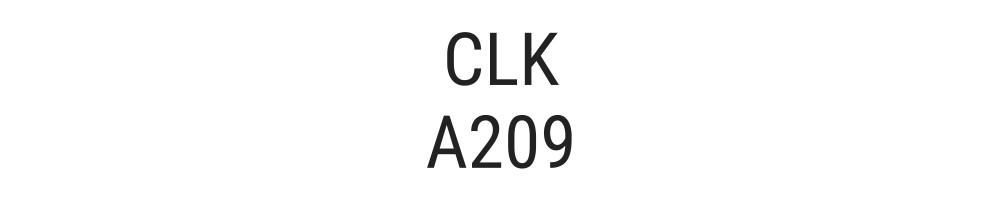 Vendita capote e accessori per Mercedes CLK seconda serie (2004/2009)   A209